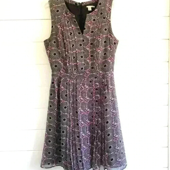 Halogen Sleeveless Geometric Design Dress Size 4P - Picture 3 of 5